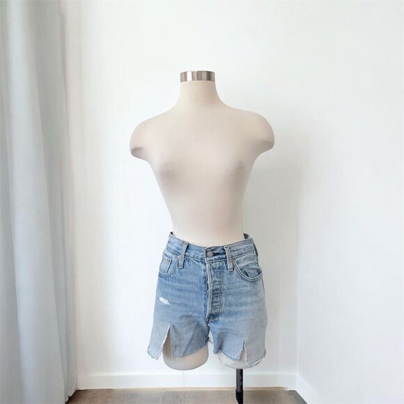 Levi's Pants - Levi’s 501 Shorts Denim Blue Retro Mid Rise 25”